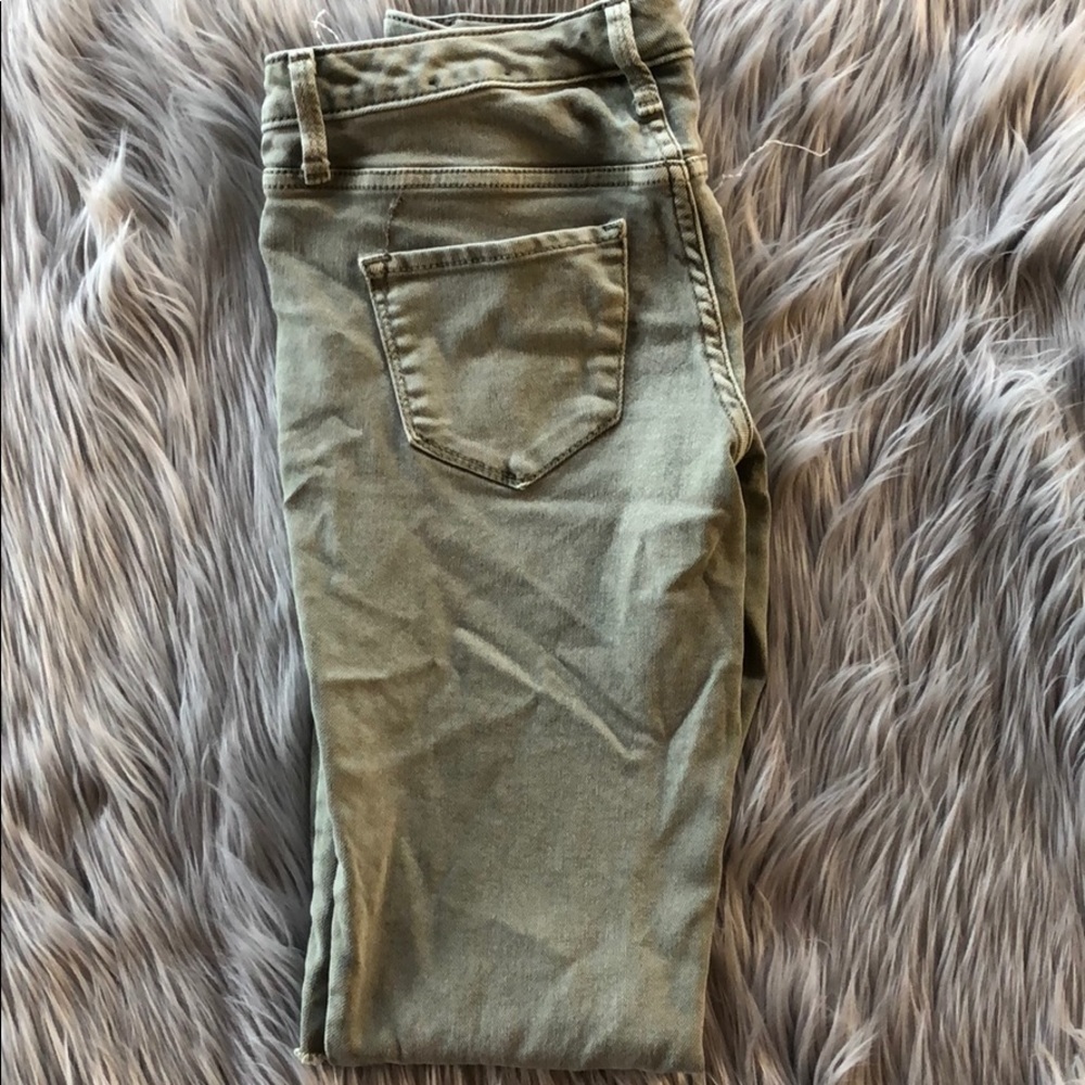 Green Mossimo jeans